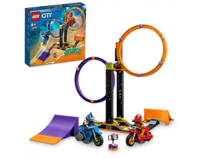 LEGO® City 60360 Kaskadérská výzva s rotujícími kruhy