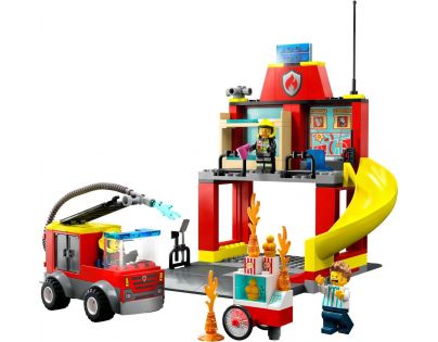 LEGO® City 60375 Hasičská stanice a auto hasičů