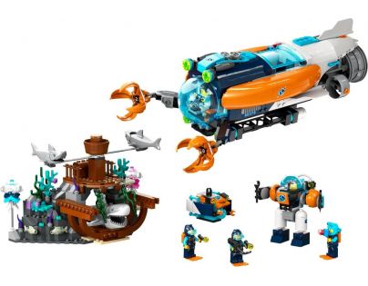 LEGO® City 60379 Hlubinná průzkumná ponorka