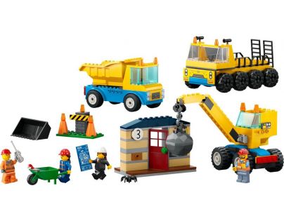 LEGO® City 60391 Vozidla ze stavby a demoliční koule