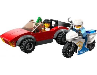 LEGO® City 60392 Honička auta s policejní motorkou