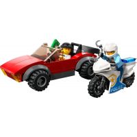 LEGO® City 60392 Honička auta s policejní motorkou 2