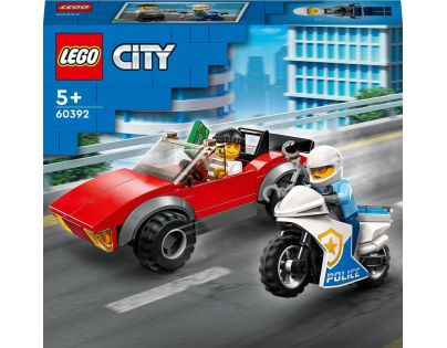 LEGO® City 60392 Honička auta s policejní motorkou