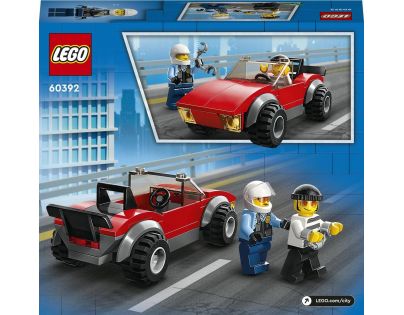 LEGO® City 60392 Honička auta s policejní motorkou