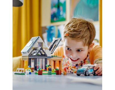 LEGO® City 60398 Rodinný dům a elektromobil