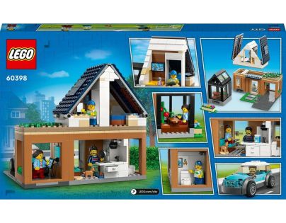LEGO® City 60398 Rodinný dům a elektromobil