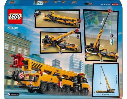 LEGO® City 60409 Žlutý pojízdný stavební jeřáb