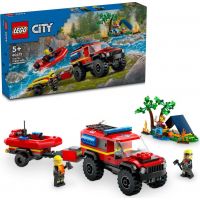 LEGO® City 60412 Hasičský vůz 4 x 4 a záchranný člun