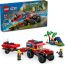 LEGO® City 60412 Hasičský vůz 4 x 4 a záchranný člun