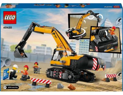 LEGO® City 60420 Žlutý bagr - Poškozený obal