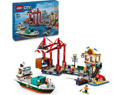 LEGO® City 60422 Přístav s nákladní lodí
