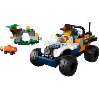 LEGO® City 60424 Čtyřkolka na průzkum džungle - mise panda červená - Poškozený obal