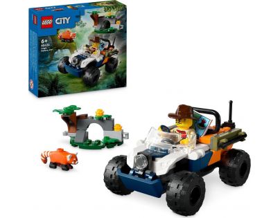 LEGO® City 60424 Čtyřkolka na průzkum džungle Mise panda červená
