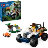 LEGO® City 60424 Čtyřkolka na průzkum džungle Mise panda červená