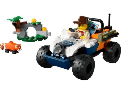 LEGO® City 60424 Čtyřkolka na průzkum džungle Mise panda červená