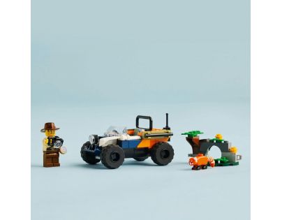 LEGO® City 60424 Čtyřkolka na průzkum džungle Mise panda červená