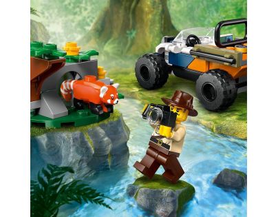 LEGO® City 60424 Čtyřkolka na průzkum džungle Mise panda červená