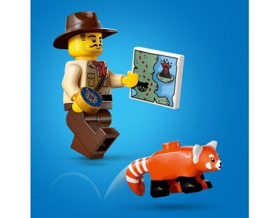 LEGO® City 60424 Čtyřkolka na průzkum džungle Mise panda červená