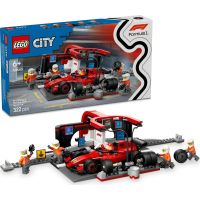 LEGO® City 60443 Zastávka v boxech F1® a personál s vozem Ferrari