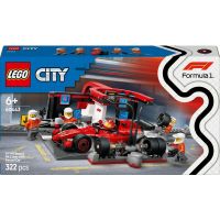 LEGO® City 60443 Zastávka v boxech F1® a personál s vozem Ferrari 2