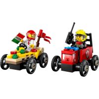 LEGO® City 60458 Závodní balíček Rozvoz pizzy vs. hasičské auto 2