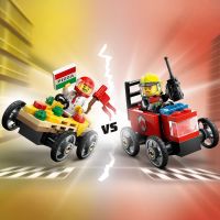 LEGO® City 60458 Závodní balíček Rozvoz pizzy vs. hasičské auto 6