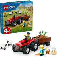 LEGO® City 60461 Červený traktor s přívěsem a ovcemi