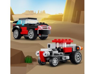 LEGO® Creator 31146 Náklaďák s plochou korbou a helikoptéra