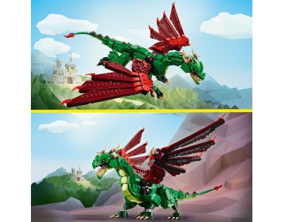 LEGO® Creator 3 v 1 31161 Středověký drak - Poškozený obal