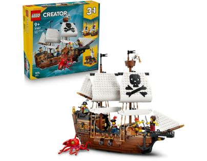 LEGO® Creator 3 v 1 31387 Kultovní pirátská loď