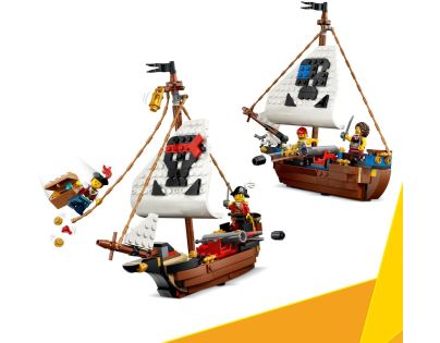 LEGO® Creator 3 v 1 31387 Kultovní pirátská loď