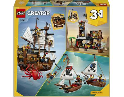 LEGO® Creator 3 v 1 31387 Kultovní pirátská loď