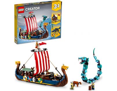 LEGO® Creator 31132 Vikingská loď a mořský had
