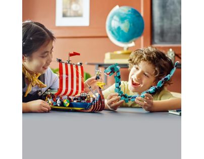 LEGO® Creator 31132 Vikingská loď a mořský had