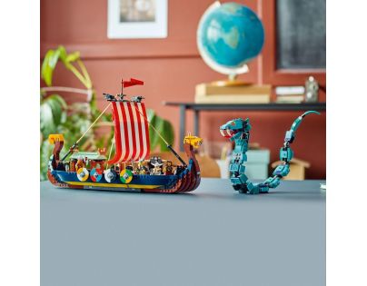LEGO® Creator 31132 Vikingská loď a mořský had