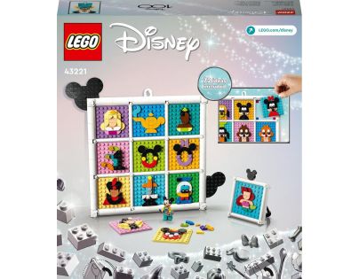LEGO® Disney 43221 100 let oblíbených animovaných postav Disney - Poškozený obal