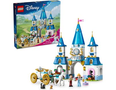 LEGO® Disney Princess 43275 Popelčin zámek a kočár s koňmi