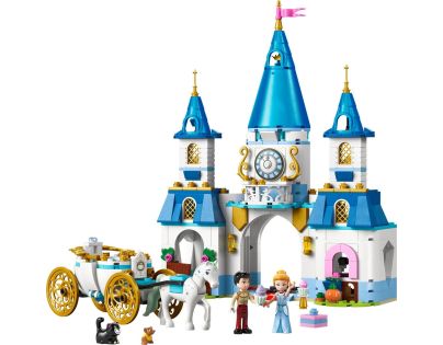 LEGO® Disney Princess 43275 Popelčin zámek a kočár s koňmi