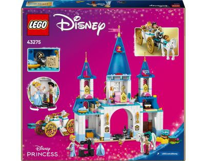 LEGO® Disney Princess 43275 Popelčin zámek a kočár s koňmi