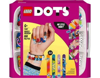 LEGO® DOTS 41807 Mega balení náramků: Ukaž svůj styl!