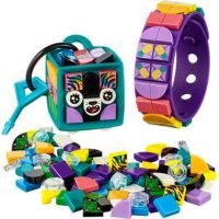 LEGO® DOTS 41945 Neonový tygr náramek & ozdoba na tašku 2
