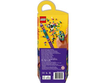 LEGO® DOTS 41945 Neonový tygr náramek & ozdoba na tašku
