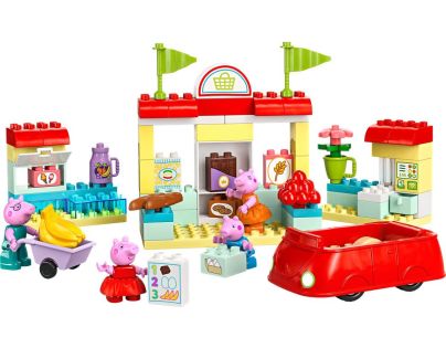LEGO® DUPLO® 10434 Prasátko Peppa a supermarket - Poškozený obal
