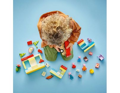LEGO® DUPLO® 10434 Prasátko Peppa a supermarket - Poškozený obal