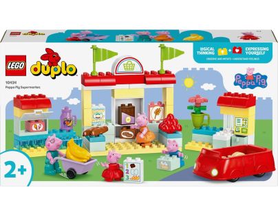 LEGO® DUPLO® 10434 Prasátko Peppa a supermarket - Poškozený obal