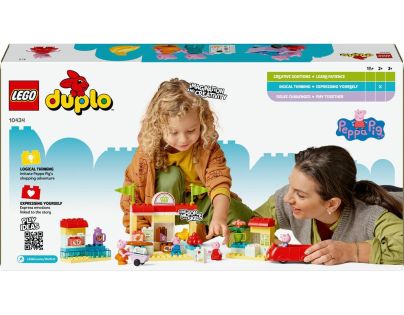 LEGO® DUPLO® 10434 Prasátko Peppa a supermarket - Poškozený obal