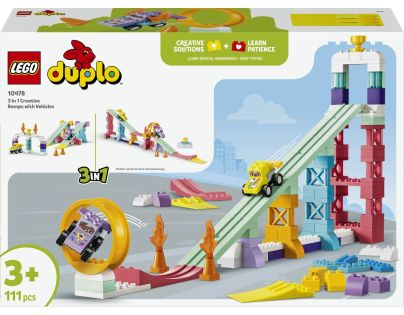 LEGO® DUPLO® 10478 Kreativní rampy s autíčky 3 v 1