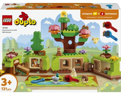 LEGO® DUPLO® 10480 Les plný objevů a divokých zvířátek
