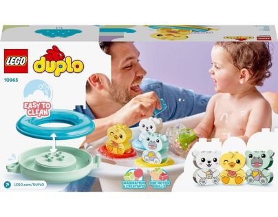 LEGO® DUPLO® 10965 Legrace ve vaně Plovoucí vláček se zvířátky