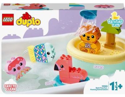 LEGO® DUPLO® 10966 Legrace ve vaně Plovoucí ostrov se zvířátky - Poškozený obal